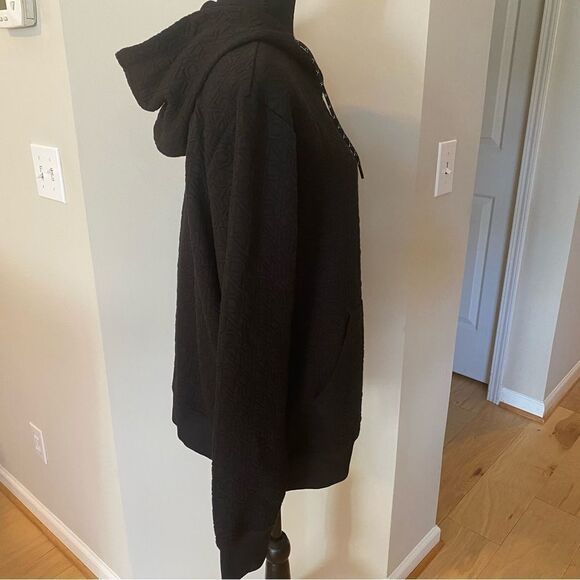 DKNY Black Vintage Hoodie Sweatshirt Size Medium Y2K - Picture 6 of 15